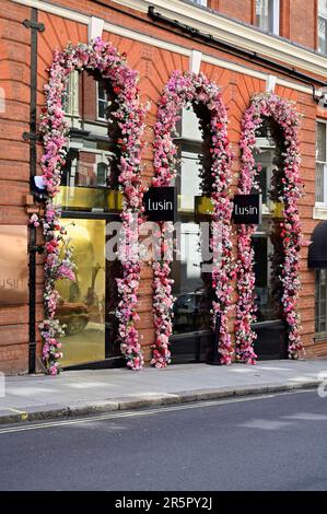 Lusin Armenian restaurant, Hay Hill, Mayfair, West London, United Kingdom Stock Photo