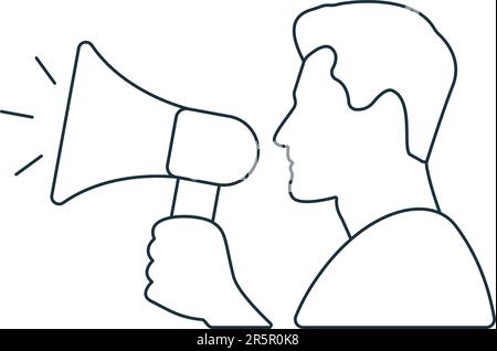 Speech icon. Monochrome simple sign from speech collection. Speech icon for logo, templates, web design and infographics. Stock Vector
