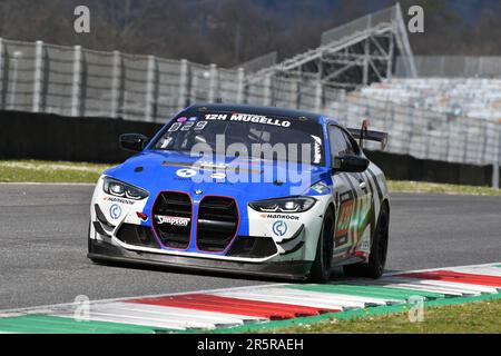 Scarperia, 23 March 2023: BMW M4 GT4 of Team Simpson Motorsport drive ...
