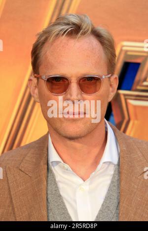 Paul Bettany attends the  'Avengers Infinity War' UK premiere at Television Studios White City in London, England. Stock Photo