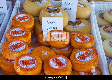 Portugal, Alentejo region, Estremoz, weekly market on Largo Rossio Marques de Pombal Stock Photo