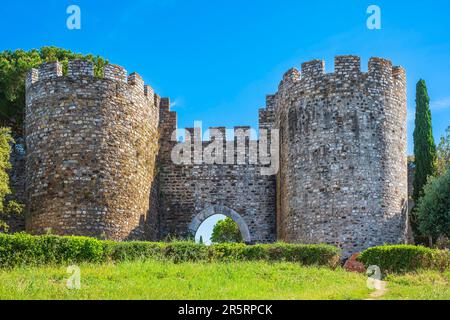 Portugal, Alentejo region, Vila Viçosa, the medieval castle Stock Photo