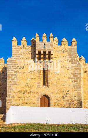 Portugal, Alentejo region, Terena, Nossa Senhora da Boa Nova Sanctuary, 14th century fortress church Stock Photo