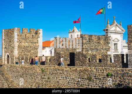 Portugal, Alentejo region, Beja, the medieval castle Stock Photo