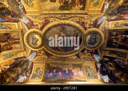France, Yvelines, Versailles, palace of Versailles listed as World Heritage by UNESCO, Les Grands Appartements (State Apartments), Venus room Stock Photo