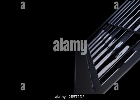 3D Digital Chess Board dynamic lighting futuristic detailed, tension,  competition, strategy, planning, dark background, bokeh, blur Stock Photo -  Alamy