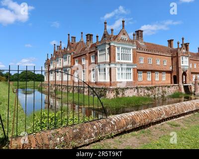 Stowmarket, Suffolk - 4 June 2023 : Helmingham Hall, Art and gardens on ...