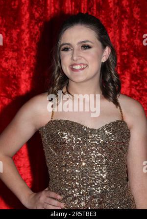 Manchester. UK. Kia Pegg at the British Soap Awards 2023. The Lowry ...