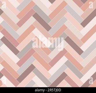 Herringbone wallpaper, floor, kitchen vector seamless tile pattern. Simple scandinavian wood zigzag print banner. Stock Vector