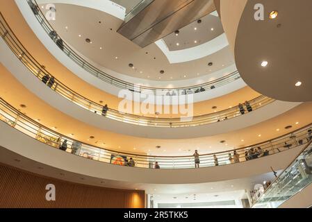 Bangkok, Thailand - April 23, 2023: Bangkok Art and Culture Center interior. Stock Photo