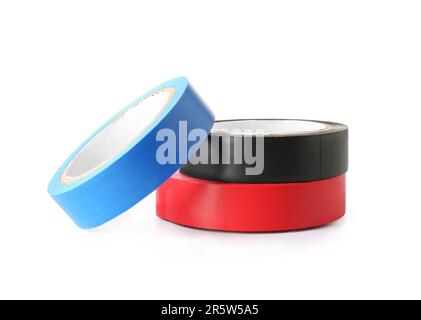 Adhesive Tape Roller Isolated On White Stock Photo - Download