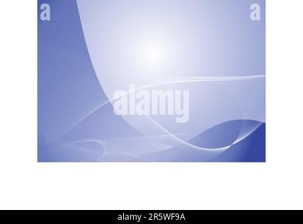blue  abstract lines background Stock Vector
