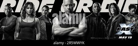 FAST X, (aka FAST & FURIOUS 10), Vin Diesel (center), 2023. ph: Peter  Mountain /© Universal Pictures / Courtesy Everett Collection Stock Photo -  Alamy