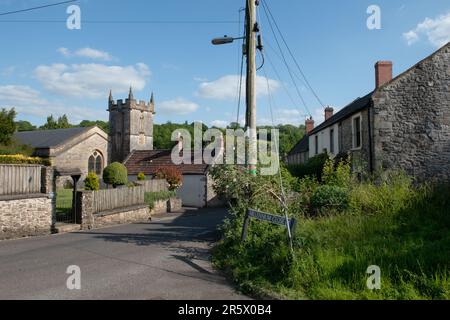 The Church of St Michael, Stoke St Michael, Somerset, England, UK Stock Photo