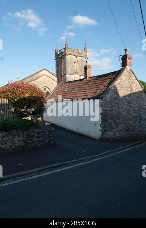 The Church of St Michael, Stoke St Michael, Somerset, England, UK Stock Photo