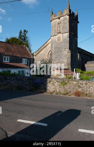 The Church of St Michael, Stoke St Michael, Somerset, England, UK Stock Photo