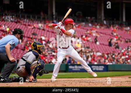 Cincinnati Reds' TJ Hopkins (26) plays during a baseball game against ...