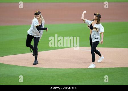 Ariana Madix and Scheana Shay Throw Out First Pitch for Padres Game -  Reality Tea