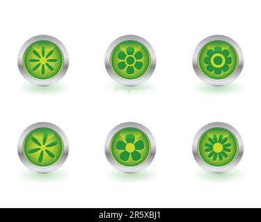 Set of ecology icons Stock Vector