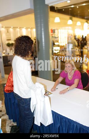 Lucy Hawking, daughter of physicist and astronomer Stephen Hawking, conducts a speech and book-signing for her new book ‘George’s Secret Key to the Universe’ at the Powerhouse Museum in Sydney, Australia, on 14 October 2007. Stock Photo