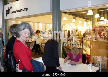 Lucy Hawking, daughter of physicist and astronomer Stephen Hawking, conducts a speech and book-signing for her new book ‘George’s Secret Key to the Universe’ at the Powerhouse Museum in Sydney, Australia, on 14 October 2007. Stock Photo