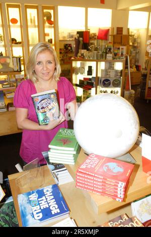 Lucy Hawking, daughter of physicist and astronomer Stephen Hawking, conducts a speech and book-signing for her new book ‘George’s Secret Key to the Universe’ at the Powerhouse Museum in Sydney, Australia, on 14 October 2007. Stock Photo