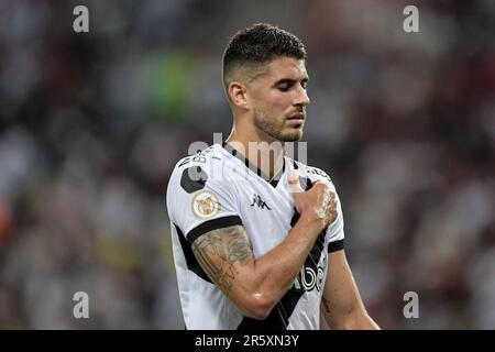 Rio De Janeiro, Brazil. 06th June, 2023. RJ - RIO DE JANEIRO - 05/06/2023 - BRAZILEIRO A 2023, VASCO X FLAMENGO - Pedro Raul player of Vasco during a match against Flamengo at the Maracana stadium for the BRAZILEIRO A 2023 championship. Photo: Thiago Ribeiro/AGIF/Sipa USA Credit: Sipa USA/Alamy Live News Stock Photo