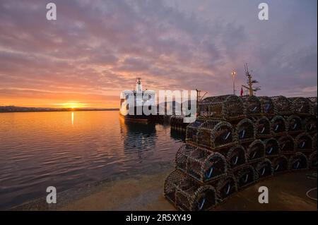 Harbour, Kirkwall, Orkney Islands, Scotland, Great Britain Stock Photo