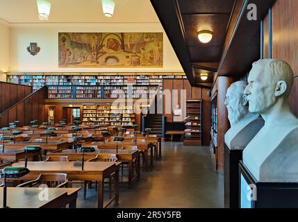 German National Library, Reading Room for the Humanities, Leipzig, Saxony, Germany Stock Photo
