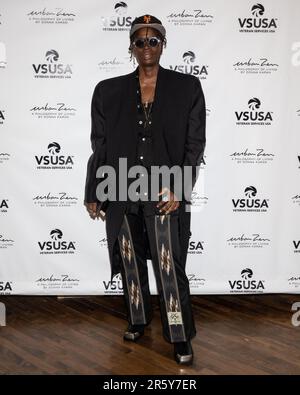 New York, USA. 29th May, 2023. Donna Karan attends the launch of Styles  for Strength by Donna Karen and Cheri Kaufman benefiting veterans at Urban  Zen in New York, New York, on