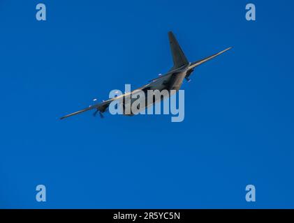 Royal Air Force operated Lockheed C130J Hercules Stock Photo