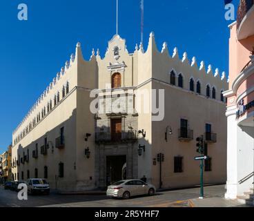 University of Yucatan building, Universidad Autonomy de Yucatan, Merida, Yucatan State, Mexico Stock Photo