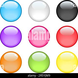 Set of Colorful Spheres Stock Vector Image & Art - Alamy