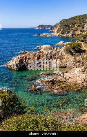 Nature in all its splendor: an experience for the senses. Costa Brava, near small town Palamos, Spain Stock Photo