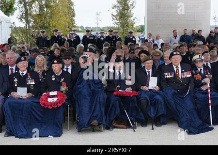 From the left, British veterans Henry Rice, Jack Kuinn and Gilbert ...