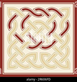 Vector illustration of an interwoven Celtic knot Stock Vector
