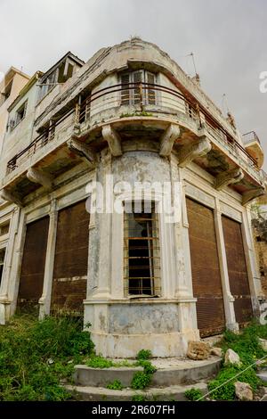 5 April 2023 Famagusta Cyprus. Closed Maras abondoned city in Famagusta Cyprus Stock Photo