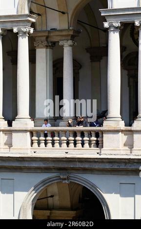 Brera Academy of Fine Arts, Brera district, Milan, Lombardy, Europe Stock Photo