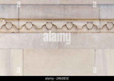 Toronto, Canada, architectural feature of the College Park building which is a heritage landmark, June 4, 2023 Stock Photo