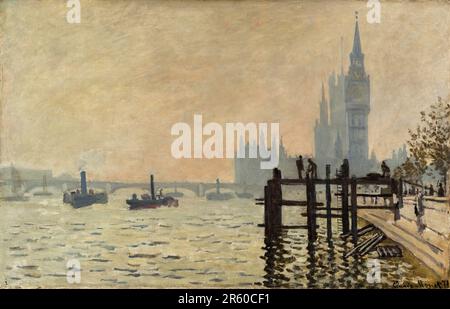 The thames below westminster monet hi-res stock photography and images -  Alamy