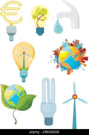 ecology set Stock Vector
