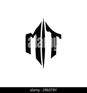 MT Logo monogram diamond abstract shape vector images design template ...