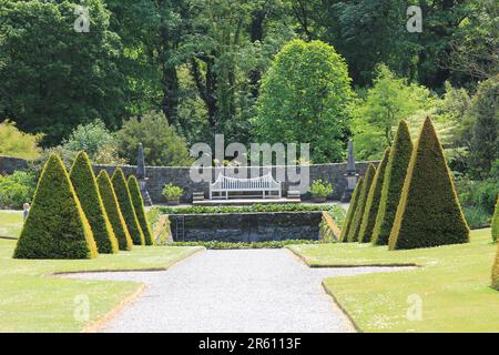 Plas Cadnant, Hidden Gardens Stock Photo