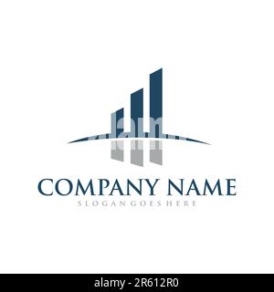 Financial Advisors Logo Design Template Vector Icon Stock Vector