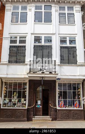 Surrey, UK - April 5th 2023: The exterior of Guildford House, located on the High Street in the historic town of Guildford in Surrey, UK. Stock Photo