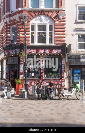 Lower Marsh is a street in the Waterloo neighbourhood of London, England Stock Photo