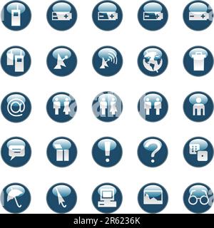 A set of common used web button (part 3) Stock Vector