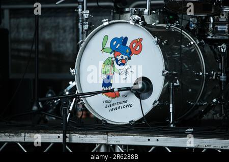 LØLØ AKA LOLO performs live at slam dunk festival north Leeds uk, 28th may 2023. Stock Photo