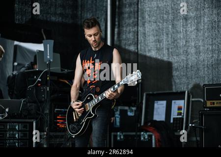 LØLØ AKA LOLO performs live at slam dunk festival north Leeds uk, 28th may 2023. Stock Photo