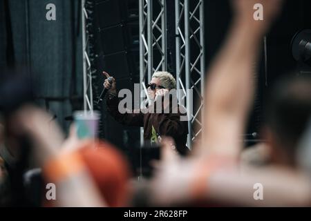 LØLØ AKA LOLO performs live at slam dunk festival north Leeds uk, 28th may 2023. Stock Photo